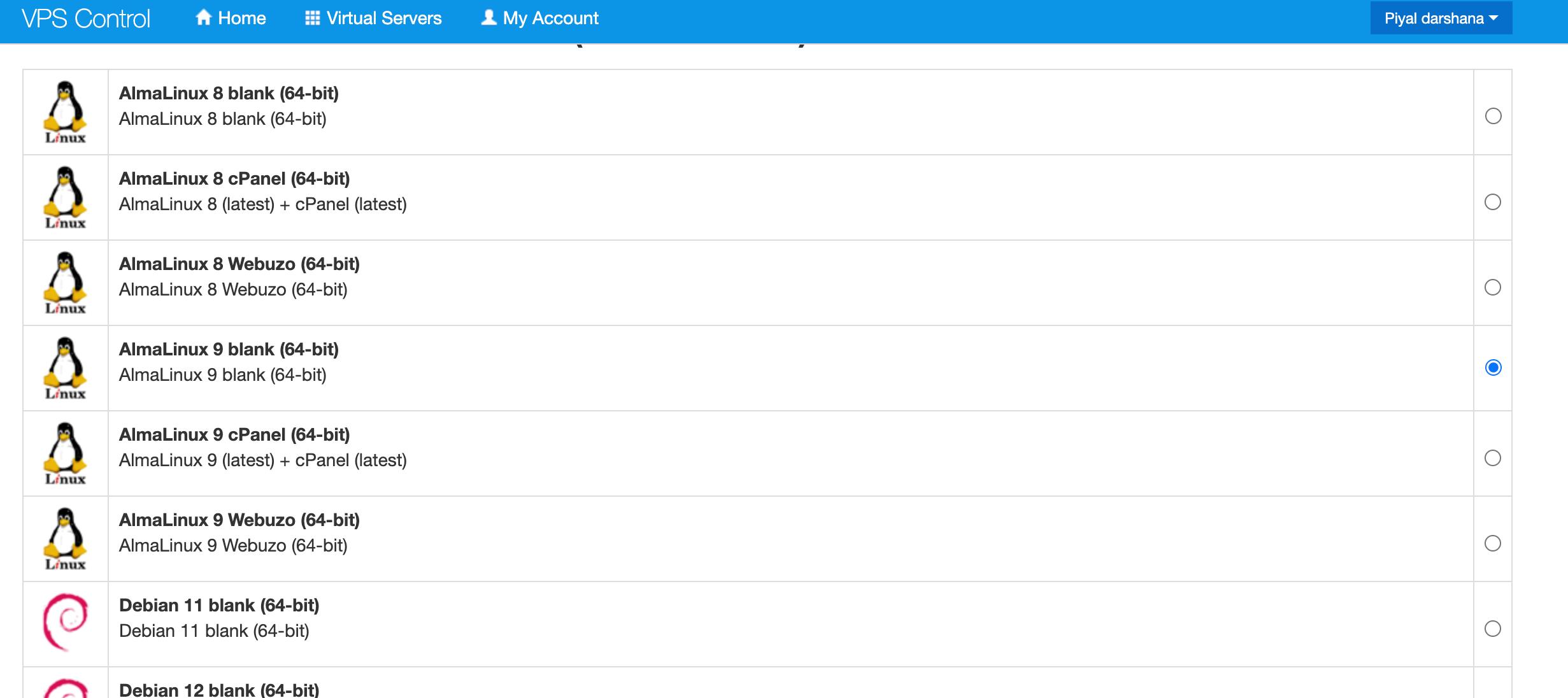 AlmaLinux Installation